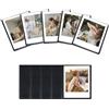 Aisnyho Cornice portafoto magnetica quadrata per frigorifero, cornici magnetiche personalizzate per Instax Square SQ40/SQ1/SQ60/SQ20/SQ10/SQ6/SP-3, per foto da 7,1 x 8,6 cm (confezione da 10) (nero)