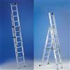 Svelt Euro E3 SCE30050, 3x16 gradini, 11.90 m - Scala telescopica in alluminio - Altezza stimata operativa 12.90 m