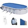 Gre Atlantis Ovale 730x375x132cm - Piscina fuori terra in acciaio