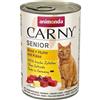ANIMONDA Cat Carny Senior gusto: Manzo, pollo, formaggio 400g