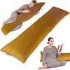 Totsy Baby Cuscino lungo per dormire sul fianco 145cm - supporto gravidanza ideale per il riposo notturno maternità e allattamento perfetto per letto e relax