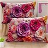 PETTI Artigiani Italiani - Coppia di Federe Cuscino 40x70 cm in Microfibra, Cuscini Arredo Camera da Letto, Divano, Salotto, Set 2 Fodere Copricuscino, Federa Floreale 05 17, 100% Made in Italy