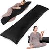Totsy Baby Cuscino lungo per dormire sul fianco 145cm - supporto gravidanza ideale per il riposo notturno maternità e allattamento perfetto per letto e relax