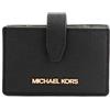 Michael Kors Portafoglio per le donne Jet Set Travel Card case, nero, Taglia unica, Contemporane