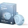 Satisfyer 'Sugar Rush', 8,5 cm, onde di pressione e vibrazione, design allegro, colore:blu
