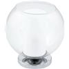 Eglo Leuchten my light Lampada da tavolo Karlo1 a sfera moderna in vetro trasparente D.15 cm 1XE27 95782/20