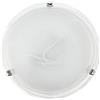 Eglo Leuchten my light Plafoniera a Led Integrato da 11W in vetro bianco satinato d.30 cm 93278/20