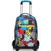 SJ GANG Zaino TROLLEY JACK 3 RUOTE - GLITZLED BOY