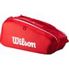 WILSON Borsa Tennis SUPER TOUR RED 9 PACK