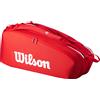 WILSON Borsa Tennis SUPER TOUR RED 6 PACK