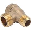 SALUTUYA Prevenire la valvola di ritorno, valvola di ritegno Resistente alla compressione Riutilizzabile Prevenire lo scivolamento Sicuro A prova di esplosione Forza uniforme a 2 vie per compressore