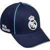 REAL MADRID Berretto da bambino Real - Collezione ufficiale calcio - Misura regolabile, blu, Taglia unica