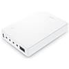 Shanqiu Mini UPS Gruppo di continuità per router, modem, fotocamera con ingresso AC uscita USB 5V DC 5V 9V 12V 3A (74Wh bianco)