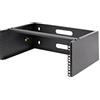 StarTech.com Rack 4U per il montaggio a parete - Rack di rete da 19 - Staffa a muro per pannelli patch, switch di rete, apparecchiature IT - Profondità 35cm - Capacità di 20 kg - Nero (WALLMOUNT4)