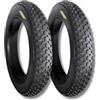 ECOVELO 2 COPERTONI 20 X 4.0 PER FAT BIKE E-BIKE GOMME 20'' COPPIA DI PNEUMATICI TASSELLATI BICICLETTA FAT ELETTRICA