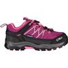 CMP Kids Rigel Low Trekking Shoes Wp, Scarpe da trekking Unisex - Bambini e ragazzi, Berry-Pink Fluo, 39 EU