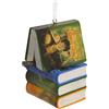 Hallmark Harry Potter - Decorazione da appendere a forma di libri e bacchette, decorazione per albero, in resina, ornamento natalizio da appendere, regali per Natale