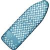 Dalykate Copriasse da stiro extra largo con imbottitura spessa resistente alle bruciature e alle macchie e bordo elasticizzato, 45,7 x 124,5 cm, 4 chiusure e 1 panno protettivo in rete bruciata