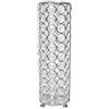 Elegant Designs HG1011-CHR Elipse - Vaso decorativo per fiori, portacandele, centrotavola per matrimonio, 26 cm, cromato