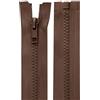 cyclingcolors 2x Cerniera Lampo n. 5 30 cm Chiusure Cursore Tirante Zip Poliestere Abbagliamento Arredamento Cucito Giacche, Marrone Cioccolato