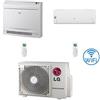 Lg Climatizzatore Condizionatore LG Console più Libero Smart R32 WiFi Dual Split Standard Inverter 9000 + 12000 BTU con U.E. MU3R19 NOVITÁ Classe A+++/A++