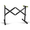 Gravity KS AKS 01 B - Supporto pieghevole per tastiera con meccanismo a forbice, portata fino a 50 kg, colore: Nero