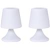 Color Block, Duo di lampade altoparlanti Bluetooth interconnesse, Bianco
