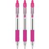 Zebra Pen Zebra Z-Grip - Penna a sfera retrattile, pennino da 1,0 mm, inchiostro rosa, 3 pezzi