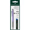 Faber-Castell Apollo - Portamine con mine B, 0,7 mm, colori assortiti