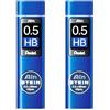 Pentel Ain Stein - Mine di ricarica meccaniche, confezione da 2 tubi (0,5 mm HB)
