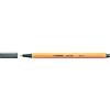 STABILO Pennarelli a punta fine 88, confezione da 3, colore: grigio scuro