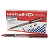 Uni-Ball UB-150 Eye Micro - Penna a sfera a punta fine, confezione da 12, colore rosso
