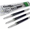 Pentel Energel LR7 BL77/BL57/BL37 - Confezione da 4 ricariche con punta in metallo, 0,7 mm