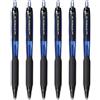 uni-ball Jetstream SXN-101-7N - Penna roller retrattile, punta da 0,7 mm, inchiostro blu, confezione da 6