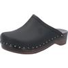 Berkemann 407 Natur Toeffler, Zoccoli e sabot in pelle di vitello Unisex - adulti, Nero, 41.5