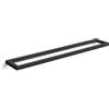 Lineabeta Porta asciugamani - Porta accessori Grela in acciaio nero L.60 cm