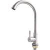 Cloudpower Rubinetto da cucina a leva singola in acciaio inossidabile, acqua fredda, scelta per famiglie Spruzzatore in acciaio inox a leva singola maniglia estraibile rubinetto per lavello