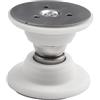 BlissfulAbode Fermaporta magnetico, fermaporta per patio, interni, fermaporta per battiscopa, fermaporta adesivo, per esterni, montaggio a parete, supporto magnetico per porta esterna (bianco)