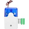 shenruifa Allarme Sonoro per Sirena Interna Cablata 12 V, Acustica e Aisual, per di Allarme di Sicurezza Domestica, Blu