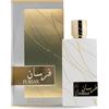 KHADLAJ PERFUMES Khadlaj Fursan White 100 ml EDP Profumo Spray Gelsomino Cocco, Vaniglia Polvere Profumo