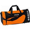 Erima CLUB 5, Borsone Sportivo Unisex - Adulto, Curaçao/Nero, M