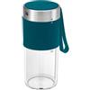 WMF Minis Mix on the Go 300 ml, Mini Mixer to Go, Frullatore USB Frullatore Smoothie Maker, Blender personale ricaricabile, Frullatore portatile per frullati, frullati, petrolio