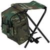 VGEBY Sedia Pieghevole Esterna Portatile, Sgabello Pieghevole con Zaino Outdoor per Pesca Camping Viaggi