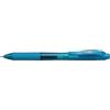 Pentel - Bolígrafo Energel retráctil con punta de bola. Escritura en color azul claro
