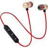 LSGGTIM Bluetooth 4.1 Cuffie nellorecchio,LSGGTIM Cuffie Bluetooth Senza Fili Auricolari In-ear Sportivi Magnetici con Microfono per Palestra,Corsa,Skateboard,per la Maggior Parte degli Smartphone(Rosso oro)