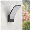 M Ledme - Applique LED Winni Nero 12W, Temperatura Colore CCT Dimmerabile, 840 Lumen, IP54 Impermeabile, Lampada da Esterno Moderna per Terrazza, Giardino o Facciata