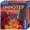 KOSMOS 694272 Imhotep - Das Duell, Königlicher Wettkampf im Alten Ägypten, Brettspiel mit Strategie, Taktik und Interaktion, für 2 Spieler ab 10 Jahren, Gesellschafttspiel, Rot