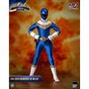 THREEZERO Power Rangers Zeo FigZero Action Figure 1/6 Ranger III Blue 30 cm THREEZERO