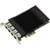 KALEA-INFORMATIQUE Scheda controller di rete PCIe x4 con 4 porte 2,5 Gigabit Ethernet RJ45 con chipset Intel I226 Gamma industriale Supporto 10 100 1000 1G 2,5G