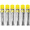 Pentel Mine di ricambio per matite automatiche e meccaniche (confezione da 6, 0,9 mm 2B)